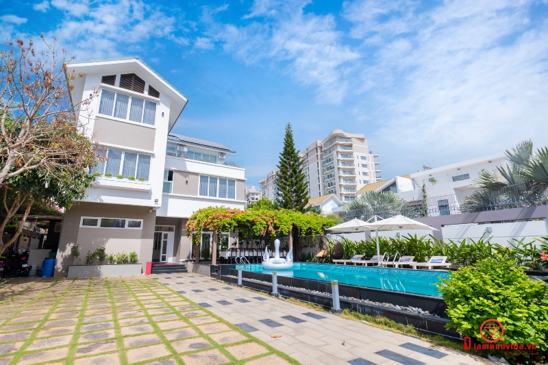 villa sát biển vũng tàu